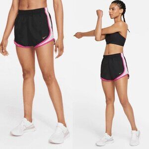 Nike‎ Tempo Running Shorts Size XS 2021 Pink Black White Lightweight High Rise